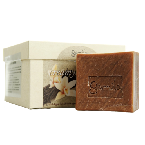 Gamila - Creamy Vanilla - Vanilia mydło do twarzy i ciała dla dzieci (115g)
