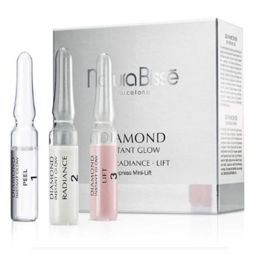 Natura Bisse Diamond Instant Glow - Ekspresowy zabieg: złuszczanie-lifting-blask 3x1.5 ml