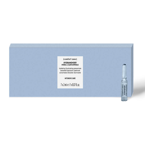 Comfort Zone Hydramemory Hydra & Glow ampułki nawilżające do zabiegu w domu 7x2ml