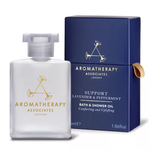 Aromatherapy Associates Support Lavender & Peppermint Bath and Shower Oil - Lawendowo-miętowy olejek do kąpieli i pod prysznic 55ml