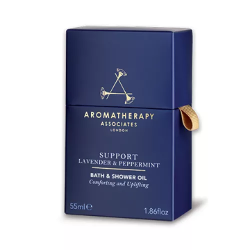 AROMATHERAPY ASSOCIATES Support Lavender & Peppermint Bath and Shower Oil Lawendowo-miętowy olejek do kąpieli i pod prysznic 55ml