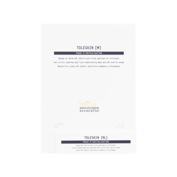 Biologique Recherche Toleskin [M] - łagodząca i relipidująca maska SOS 1 szt. i sterylne serum 15ml