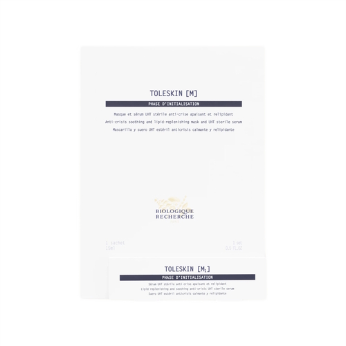 Biologique Recherche Toleskin [M] - łagodząca i relipidująca maska SOS 1 szt. i sterylne serum 15ml