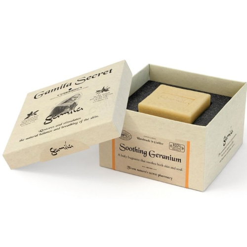 Gamila - Secret Soothing Geranium - Różane mydło o kojącym działaniu (150g)