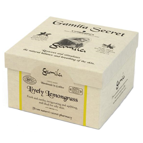 Gamila - Lively Lemongrass - Mydło do twarzy i ciała Trawa Cytrynowa (115g)