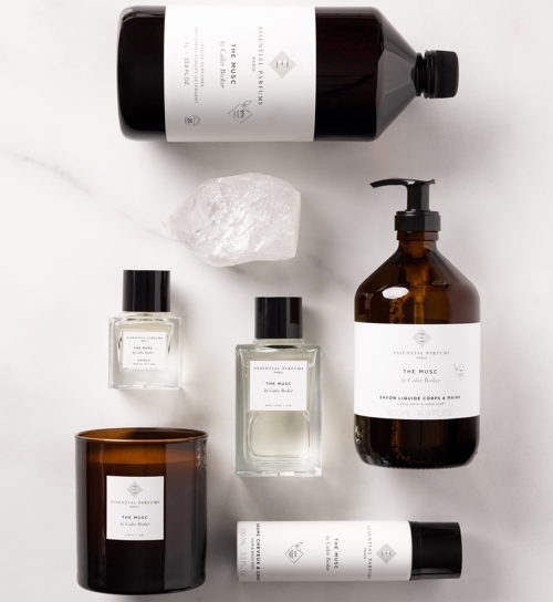 Essential Parfums The Musc – kwiatowo-piżmowe perfumy z czerwonym imbirem z Laosu, francuską lawandyną Grosso, naturalnym woskiem pszczelim, Nirvanolide i australijskim sandałowcem.