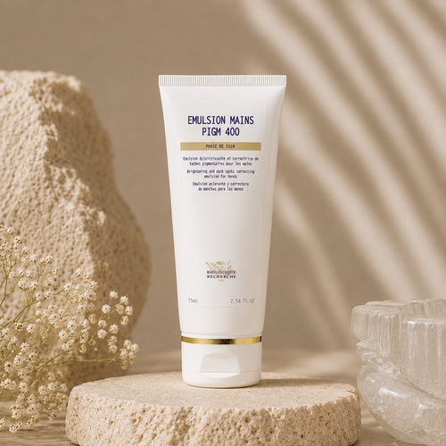 Biologique Recherche Emulsion Mains PIGM 400 – rozjaśniająca emulsja do dłoni.