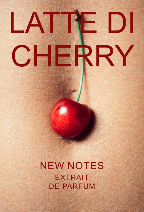 New Notes Latte di Cherry – owocowo-ambrowe perfumy z wiśnią, czerwonymi owocami, pomarańczą, migdałem, różą turecką, jaśminem, wanilią, fasolą tonka i sandałowcem.