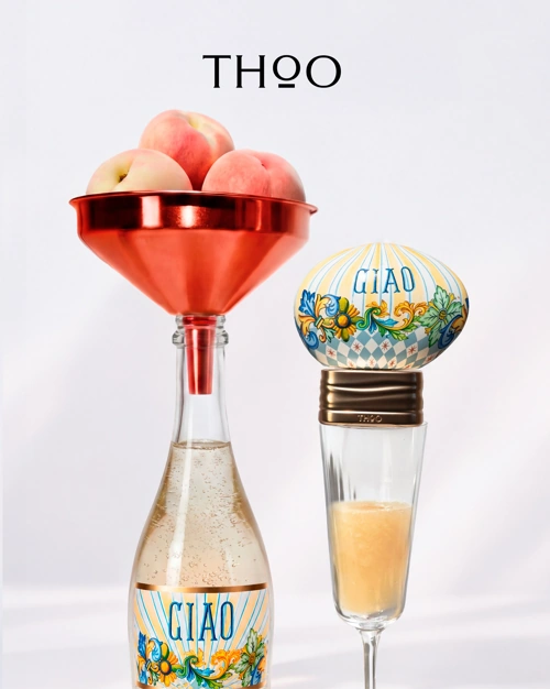 THoO Ciao – niszowe perfumy o brzoskwiniowym, cytrusowym, musującym, piżmowym i ambrowym charakterze.