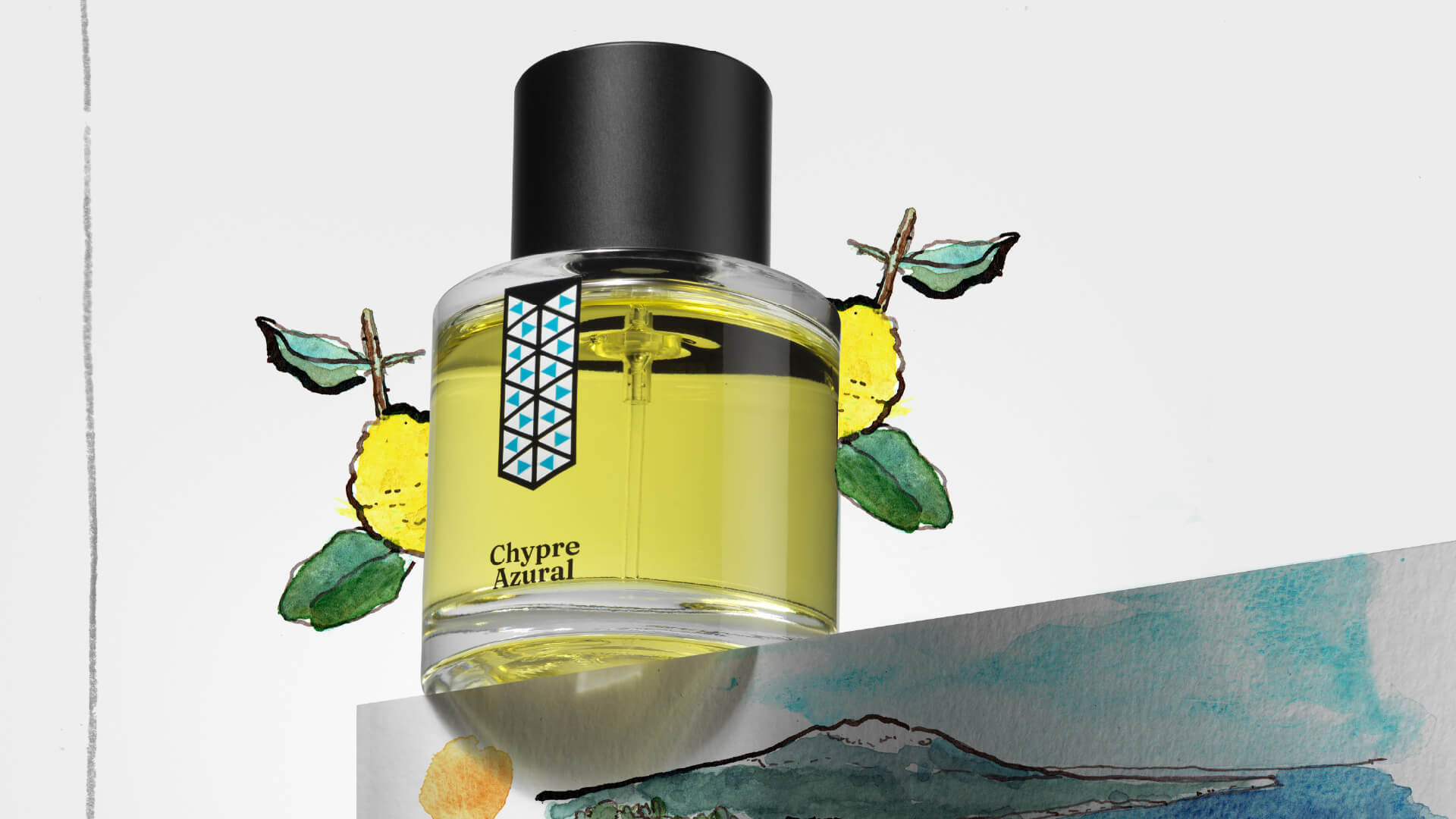 Les Indémodables Chypre Azural – cytrusowo-szyprowe perfumy z pomarańczą Tarocco, sycylijskim cytronem, estragonem, różą stulistną, ambrą szarą, paczulą i mchem dębowym.