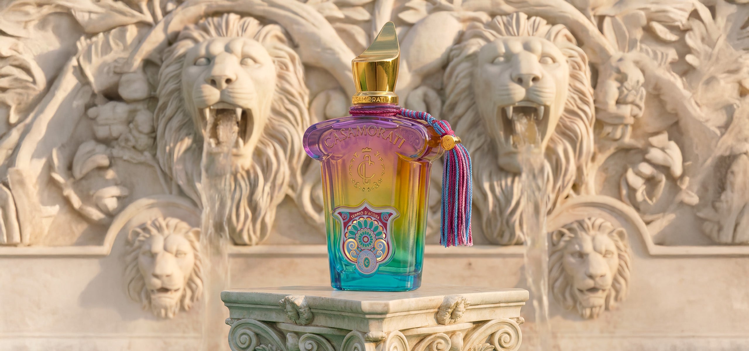 Xerjoff Tempio d’Acqua – flakon perfum inspirowany wodą i światłem, podkreślający świeży, elegancki charakter kompozycji.